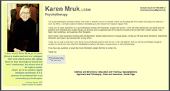 Desktop Screenshot of karenmruk.com